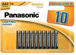 Baterie alkaliczne Panasonic LR03 AAA 1,5V Alkaline Power – 10 szt