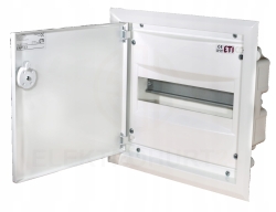 Rozdzielnica podtynkowa 1x18 modułów ERP18-1 IP40 drzwi metalowe ETI