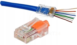 Wtyk RJ45 przelotowy modularny UTP kat. 5e /na sztuki/