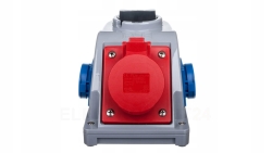 Zestaw gniazd 1x16A/5 2x230V COMBO-POL PCE