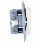 Simon10_CW5C.01.11 podwójny włącznik,  bok Elektromedia