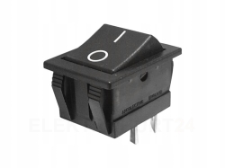 PRZEŁĄCZNIK KOŁYSKOWY CZARNY 16A 250V