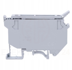 Złączka specjalna bezpiecznikowa 1-torowa ZJUB-2,5/LED230 2,5mm2 szara