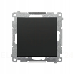 Łącznik schodowy 10AX 250V czarny mat Simon 55 TW6.01/X/149 Kontakt-Simon