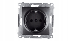 SIMON54 GNIAZDO POJEDYNCZE SCHUKO Z/U 16A IP20