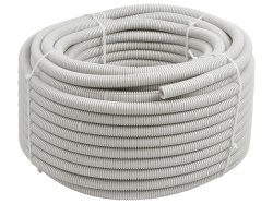 RURA PESZEL KARBOWANA 25mm SZARA Z PILOTEM 25M