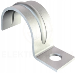 UCHWYT METALOWY OCYNKOWANY DO KABLI i RUR 20mm