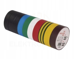 TAŚMA IZOLACYJNA PCV WODOODPORNA MULTIKOLOR 10 SZT