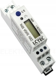 LICZNIK ENERGII ELEKTRYCZNEJ 1F 1P 50Hz 5A/45A LC
