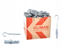 Wkręt-met kołek rozporowy WX z hakiem półpełnym