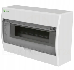 ROZDZIELNICA NATYNKOWA MODUŁOWA 1x12 ELEGANT BIAŁA 298X198X96mm IP40 PE+N