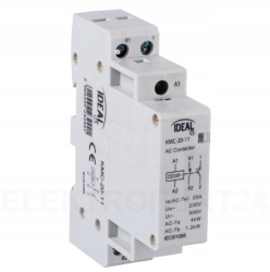 Kanlux STYCZNIK MODUŁOWY STEROWANIE 230V AC KMC 20A 1Z 1R