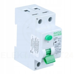 WYŁĄCZNIK RÓŻNICOWOPRĄDOWY 10kA 25A 30mA typ AC