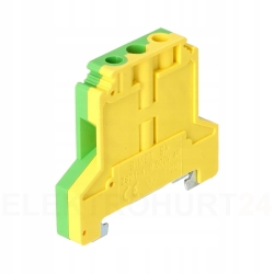 Złączka szynowa ochronna 4mm2 zielono-żółta ZSO1-4