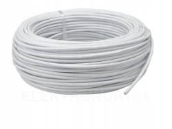 PRZEWÓD MIESZKANIOWY H03VV-F OMY 3x1 biały 1m
