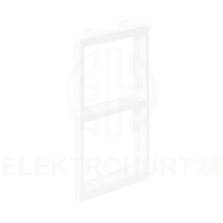 Simon Connect ADAPTER RAMKA CIMA PODWÓJNA POZIOMA 108×52 2xK45 CZYSTA BIEL