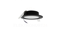 Oprawa downlight P/T okrąg 6W 660lm 4000K IP20 czarny DL-1 EC20463