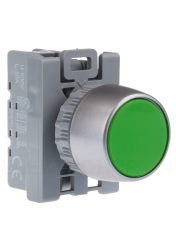Przycisk sterowniczy 22mm zielony z samopowrotem 1Z SP22-KZ-10