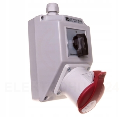 Zestaw instalacyjny z gniazdem 32A 5P (0-1) ZI02\R441
