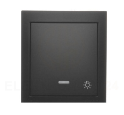 Aquaclick przycisk światło podświetlany czarny