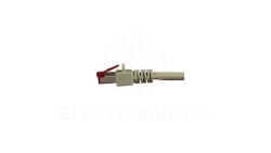 Patchcord SFTP 0,5m Cat.6 LSZH szary