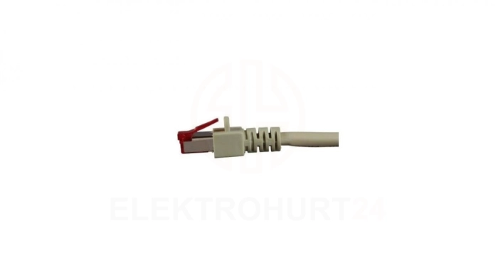 Patchcord SFTP 0,5m Cat.6 LSZH szary