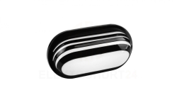 Oprawa piwniczna owalna 24W czarna GW-0181