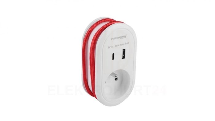 Adapter podróżny z kablem ładującym GW-0183