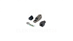 Wtyk beznarzędziowy RJ45 STP kat.6 samozaciskowy