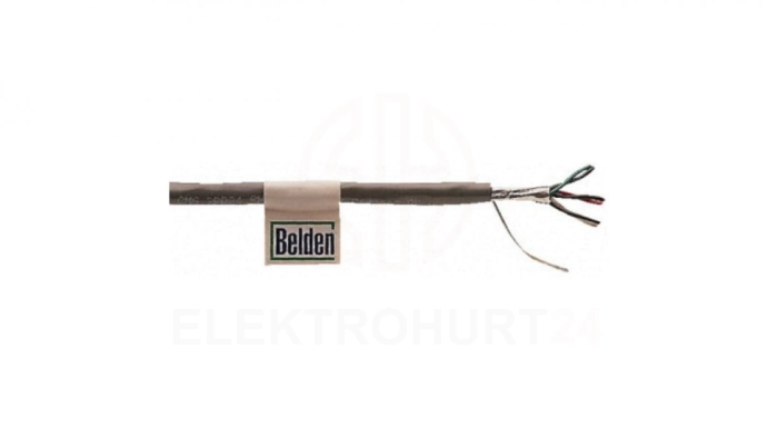 Kabel do magistral szeregowych RS232 1x2x24AWG linka PVC szary BL-9501.00U305 /305m/