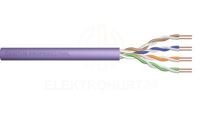 Kabel teleinformatyczny U/UTP kat. 6 PVC AWG24 /305m/