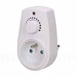 Sciemniacz ORNO ORAE13114 z gniazdem sieciowym 2P Z 280W do lamp