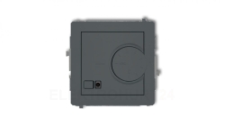 DECO Regulator elektroniczny temperatury z czujnikiem powietrznym grafitowy mat 28DRT-2