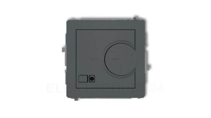 DECO Regulator elektroniczny temperatury z czujnikiem powietrznym grafitowy mat 28DRT-2