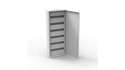 Rozdzielnica natynkowa metalowa 108 modułowa 6x18 436x1055x130 RAL9003 IP30 MN108/6/18