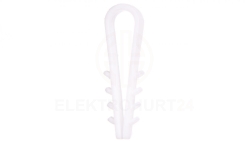 Uchwyt wciskany UWO-6 okrągły 5501-50 /kpl=50szt./