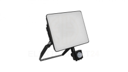 Projektor LED z czujnikiem ruchu FLUXI MC 10W 1200lm 4000K IP65 Czarny 5 Lat Gwarancji 23839-5