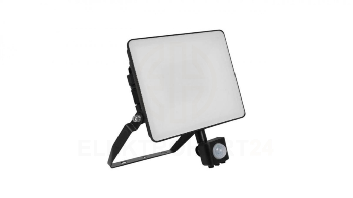 Projektor LED z czujnikiem ruchu FLUXI MC 30W 3600lm 4000K IP65 Czarny 5 Lat Gwarancji 23845-5