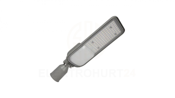 Oprawa Uliczna LED 100W 13500lm 6500K IP65 Szara 5 Lat Gwarancji Regulowany uchwyt 23834