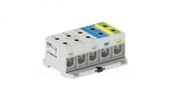 Złączka OTL95-5x kolor szary, niebieski, żółto-zielony 5x1x Al/Cu 6-95mm 1000V AC / 1500V DC Zacisk uniwersalny MAA5095A10