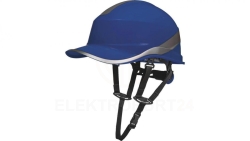 Hełm budowlany z ABS o kształcie czapeczki baseball 2 możliwości regulacji kol.niebieski fluo roz.REGULOWANY TETE DIAM5UPBLFL