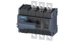 Rozłącznik izolacyjny 3P wlk2 200A napęd obrotowy bezp. szary montaż od frontu z lewej przył. płaskie śrubowe 3KD3632-0NE10-0