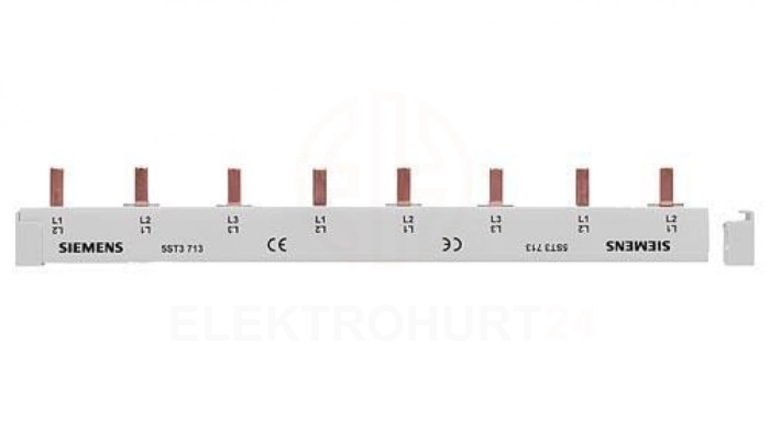 Szyna łączeniowa grzebieniowa 16qmm 3x1-faz.+HS długość 214mm 5ST3713