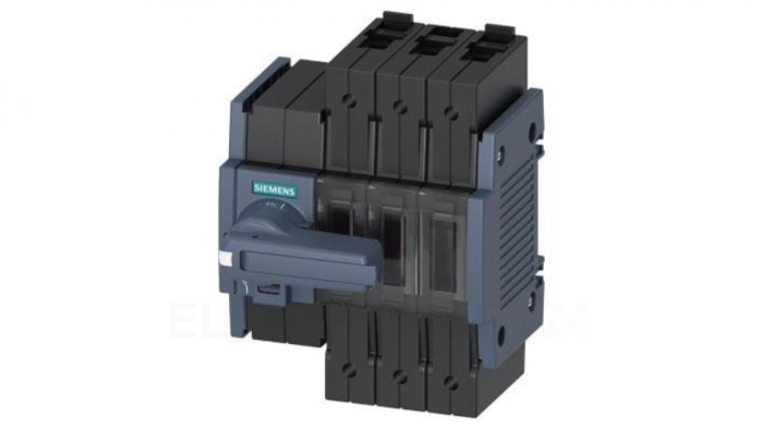 Rozłącznik izolacyjny 3P wlk1 100A napęd obrotowy bezpośredni szary montaż od frontu z lewej przyłącza ramowe 3KD3032-2ME10-0