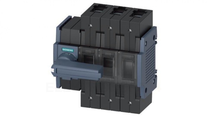 Rozłącznik izolacyjny 3P wlk2 160A napęd obrotowy bezpośredni szary montaż od frontu z lewej przyłącza ramowe 3KD3432-2NE10-0