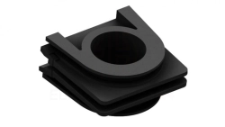 AQUANT 2K adapter do pionowego łączenia gniazd i łączników IP55 antracytowy 5080-17