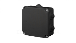 Puszka hermetyczna n/t PK-2 108x108x58mm pusta IP55 czarna 0222-09