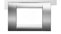 VIRINA Ramka pojedyncza 6 modułów pozioma chrom GW22256 /opak. 8/