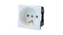 Gniazdo 2P+Z moduł 45X45 16A/250V biały 2000-42