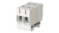 Złączka szynowa zgx 2x50 szara GEP-00051